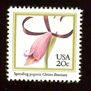 US #2078 20¢ Orchid - Pogonia