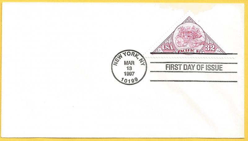 US #3131 FDC 32c Pacific 97 Stagecoach