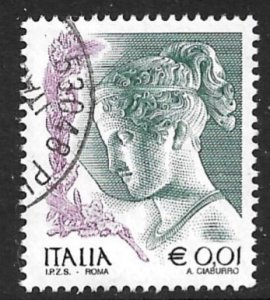 ITALY 2002-2004 1c Women in Art Issue Sc 2436 VFU