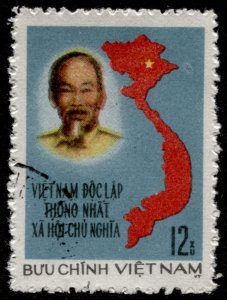 North Vietnam #847 Unification Issue Used
