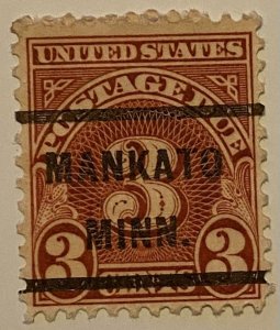 United States 1917-1931 Precancel Postage Due 121 Mint Stamps Lot