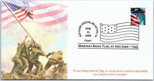 2006 FLEETWOOD U.S. PATRIOTIC SERIES MARINES RAISE FLAG AT IWO JIMA (1945)