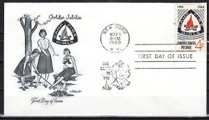 United States, Scott cat. 1167. Camp Fire Girls. First day cover. ^