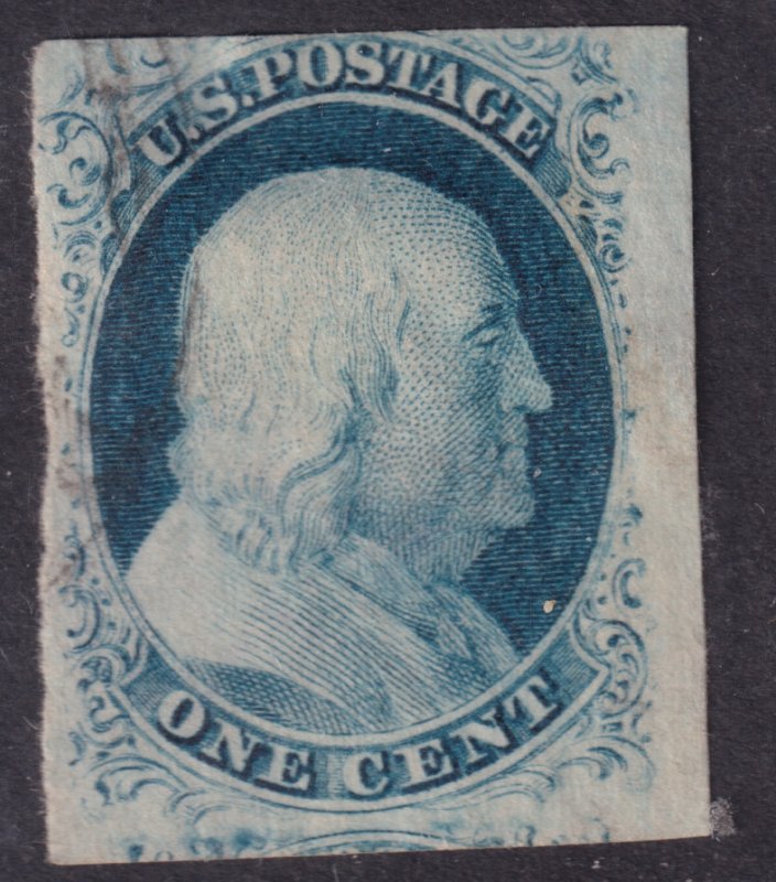 #9 Used, VF, Light cancel (CV $100 - ID35921) - Joseph Luft