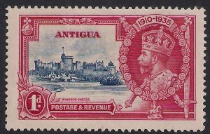 Antigua 1935 KGV 1d Silver Jubilee MM SG 91 ( C276 )