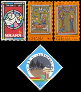 Ghana 544-547, MNH, Christmas 1974