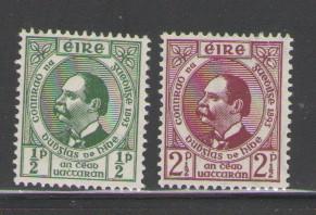 Ireland Sc 124-5 1943 Gaelic League stamps mint