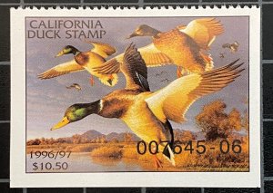 US Stamps-SC# RW CA 27 - Duck Stamp - Unused NG - CV $16.00
