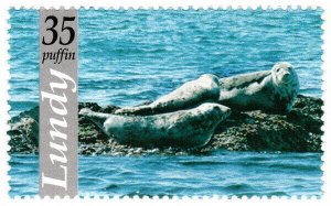 (I.B) Cinderella Collection : Lundy Wildlife 35p (Grey Seal)