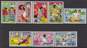 Romania 1992 MNH Stamps Scott 3749-3756 Sport Olympic Games Canoeing Handball