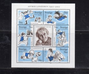 SWEDEN #2431 2002 CHILDRENS BOOKS VF NH O.G B/P 4