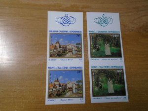 New Caledonia  #  551-52   MNH   imperf pairs