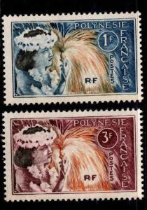 French Polynesia Scott 208-209 MNH** Tahitian Dancer set