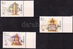 Russia stamp Lighthouses margin set 2005 MNH Mi 1273-1275 WS187384