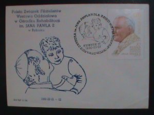 POLAND-1990 SC#2966 FDC- 70TH BIRTHDAY-POPE JOHN PAUL II FDC VERY FINE.