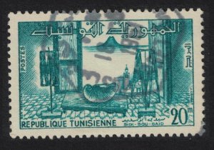 SALE Tunisia Room in Arab house Sidi-Bou-Said 1959 Canc SC#350 SG#490 MI#528