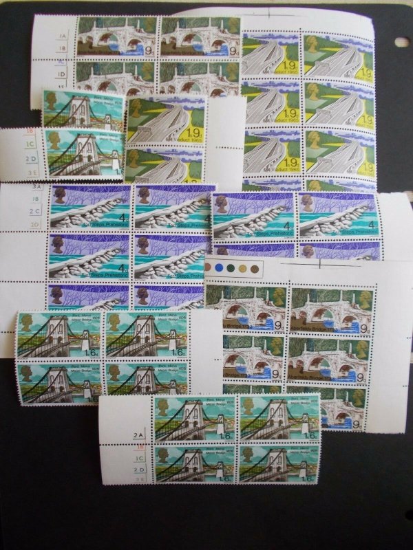 GB Wholesale Offer 1968 Bridges x 10 Sets Superb U/M with FREE p&p