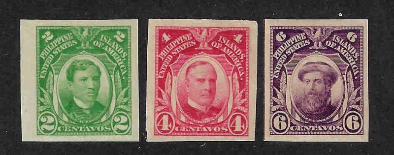 Philippine 340-342 Mint,OG,HR... SCV $4.00