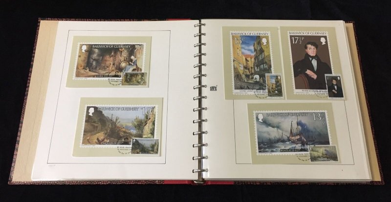 GB Channel Isl Faroes Italy Europe MNH Album Collection (Apx 850+) GM1204 