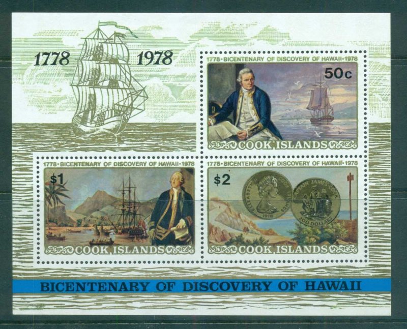 Cook Is 1978 Captain Cook MS MUH lot71989