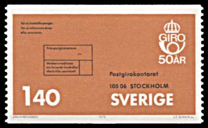 Sweden 1108, MNH, 50th Anniversary of Postal Giro Office