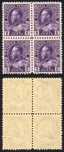 Canada SG250a 5c violet thin paper SUPERB 2 x U/M (MNH) Unitrade Cat 460