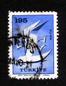 Turkey 1959 Scott C37 used - 195k, Birds, Gulls