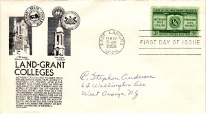 #1065 Land Grant Colleges – Anderson Cachet Addressed to Anderson SCand