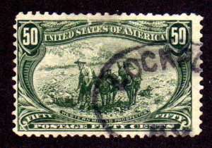 MALACK 291 F/VF, small perf tear, nice looking stamp w4238