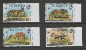 Gambia 1976 Sc 341-344 MNH