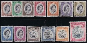 Grenada 1953-1959 SC 171-183 Mint Set 