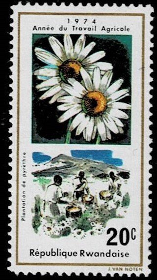 1972-1975 Used Stamps of Rwanda