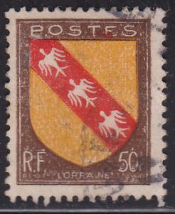 France 564 Lorraine Coat of Arms 1946