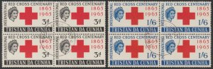 EDSROOM-20725 Tristan Da Cunha 69-70 Used SON Compl. Blocks May 4, 1964 Cancel