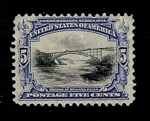 US Scott 297 5c Pan-Am Expo ~ Niagara Falls MINT F/VF OG NH 1901 SCV $60.00