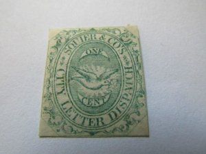 US Local Stamps, Scott #132L4, 1c Squier & Co's City Letter Dispatch,MH ...