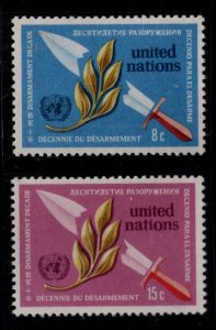 United Nations UN Scott 234-235 MNH**  Stamp set