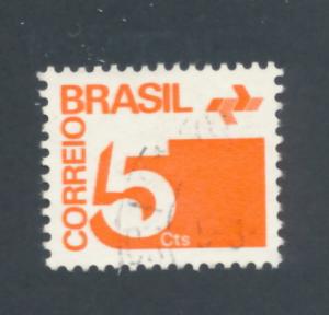 Venezuela 1972 Scott 1248 used - 5c, Numeral & Post office emblem