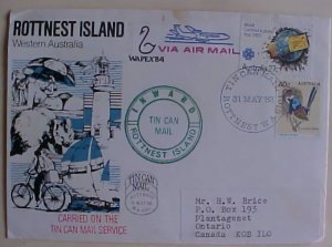 AUSTRALIA WEST TIN CAN MAIL ROTTNEST 1983