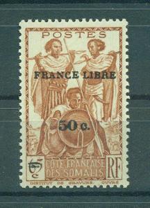 French Colony Somali Coast sc# 223 mdg cat value $1.60