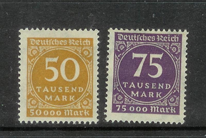 Germany 239-240 MH Numerals