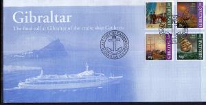 Gibraltar 722-725 Cruise Ship U/A FDC