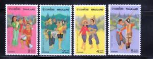 Thailand 1977 Sc822-5 Folk Dances MNH