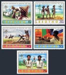 Lesotho 357-362,MNH.Michel 367-371,372 Bl.13. Scouting Year 1982. Baden Powell.