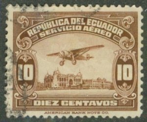 Ecuador C10 USED BIN $0.50