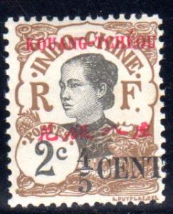 France Kwangchowan (廣州灣) #37, mint hinged