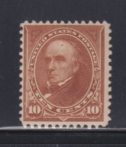 282C F-VF OG mint lightly hinged with nice color cv $ 180 ! see pic !