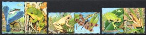 AUSTRALIA 1760a1785a-1789a MNH PAIRS SCV $10.50 BIN $5.25 BIRD, REPTILES