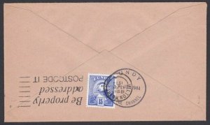 GB LUNDY 1984 cover - 15p Puffin............................................F882