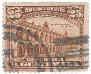 GUATEMALA 1922 STAMP SCOTT # 203. USED. # 7